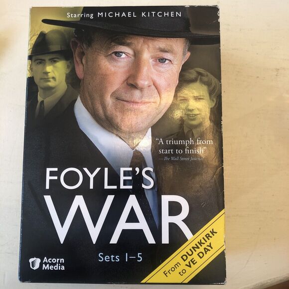 Foyle's War Series 1-5 From Dunkirk to VE-Day (19 DVD Box Set, 2009) Acorn Media - Picture 1 of 7